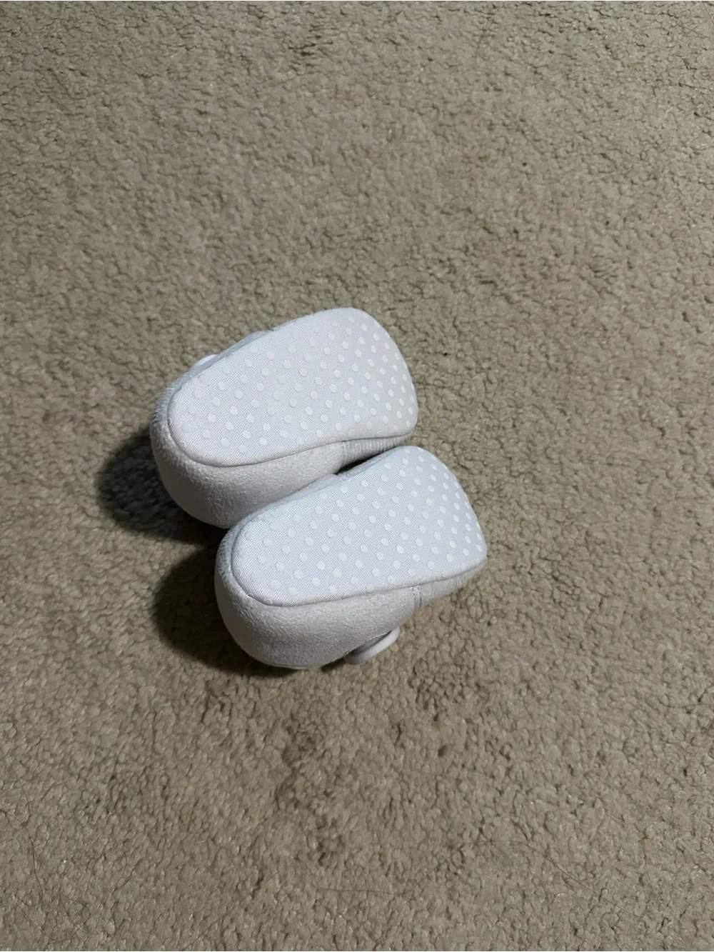 Amazon White Baby Walker Shoes with Hook-and-Loop Strap